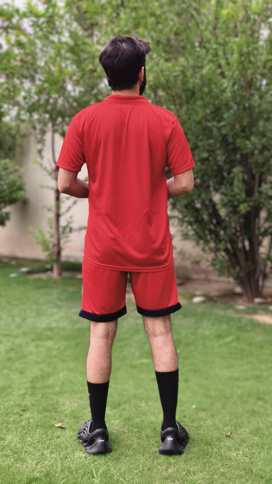 Red Track Suit